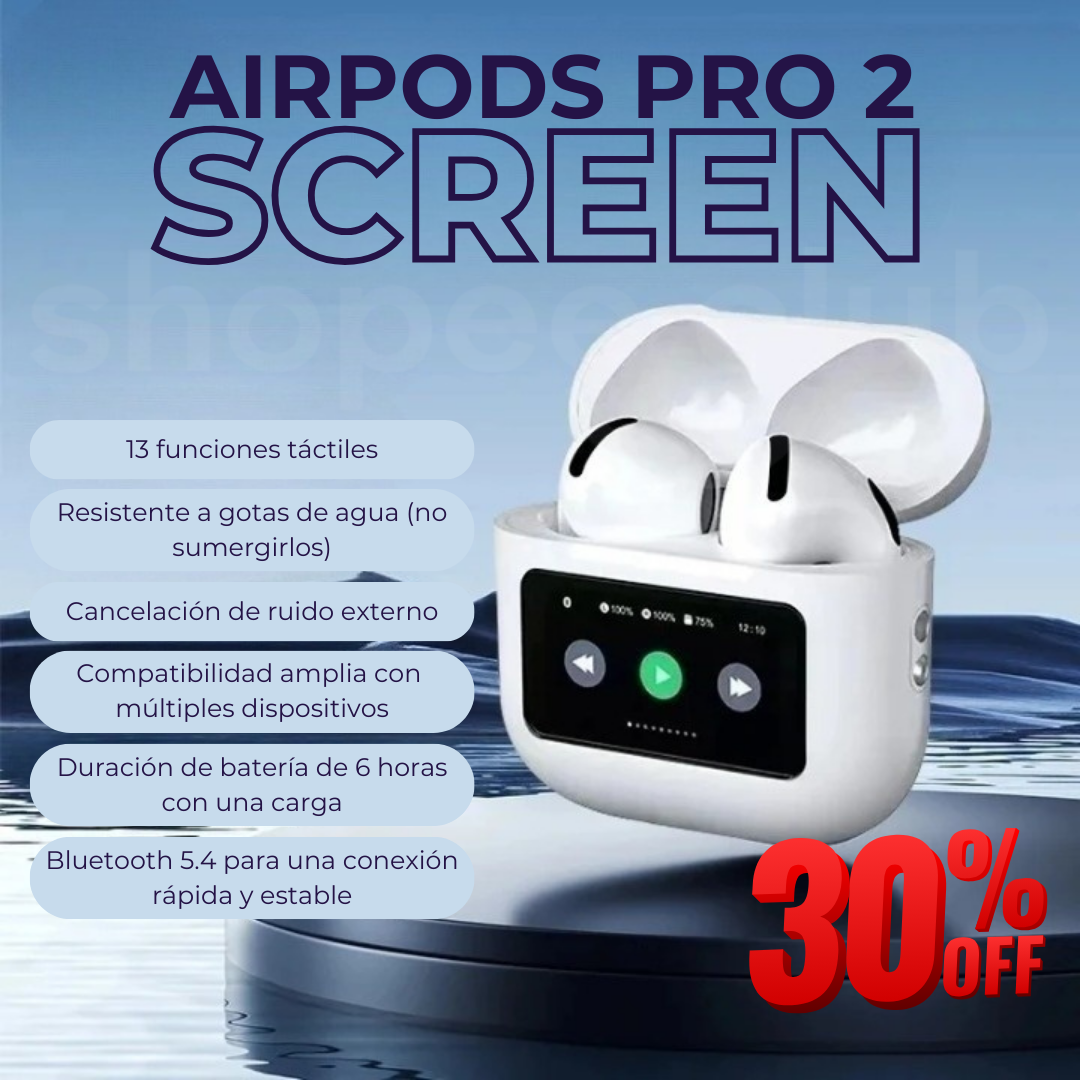 Audífonos AirPods Pro 2 Screen