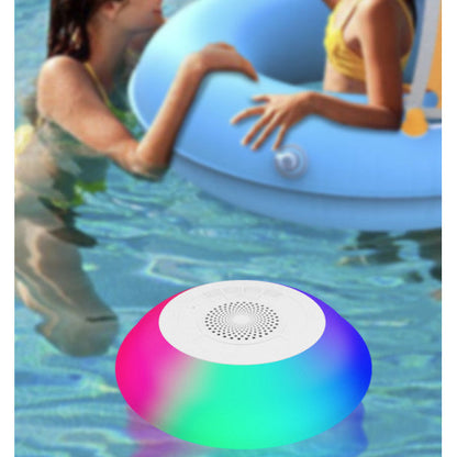 Parlante Flotante para Piscina con Luces RGB